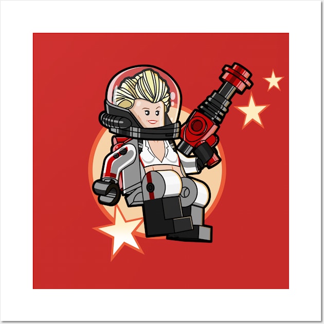 LEGO Nuka Girl Wall Art by schultzstudio